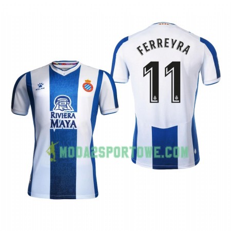 Koszulka RCD Espanyol Facundo Ferreyra 11 Domowe Stroje Piłkarskie 2019/20 Krótki Rękaw